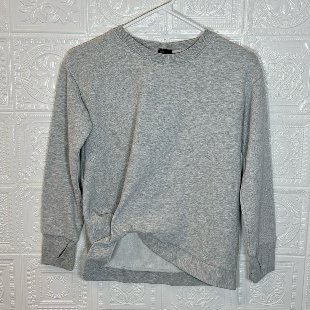 Girls twist front sweatshirt L